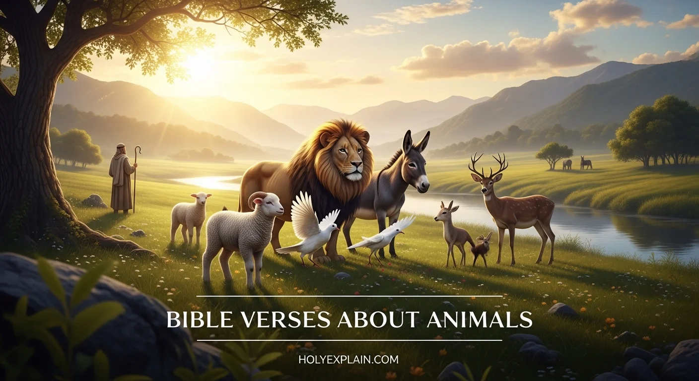 Scriptures With Fall Animals 390+ Bible Verses About Animals That Show God’s Care for Creation