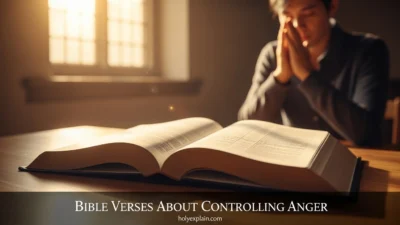 Bible Verses About Controlling Anger