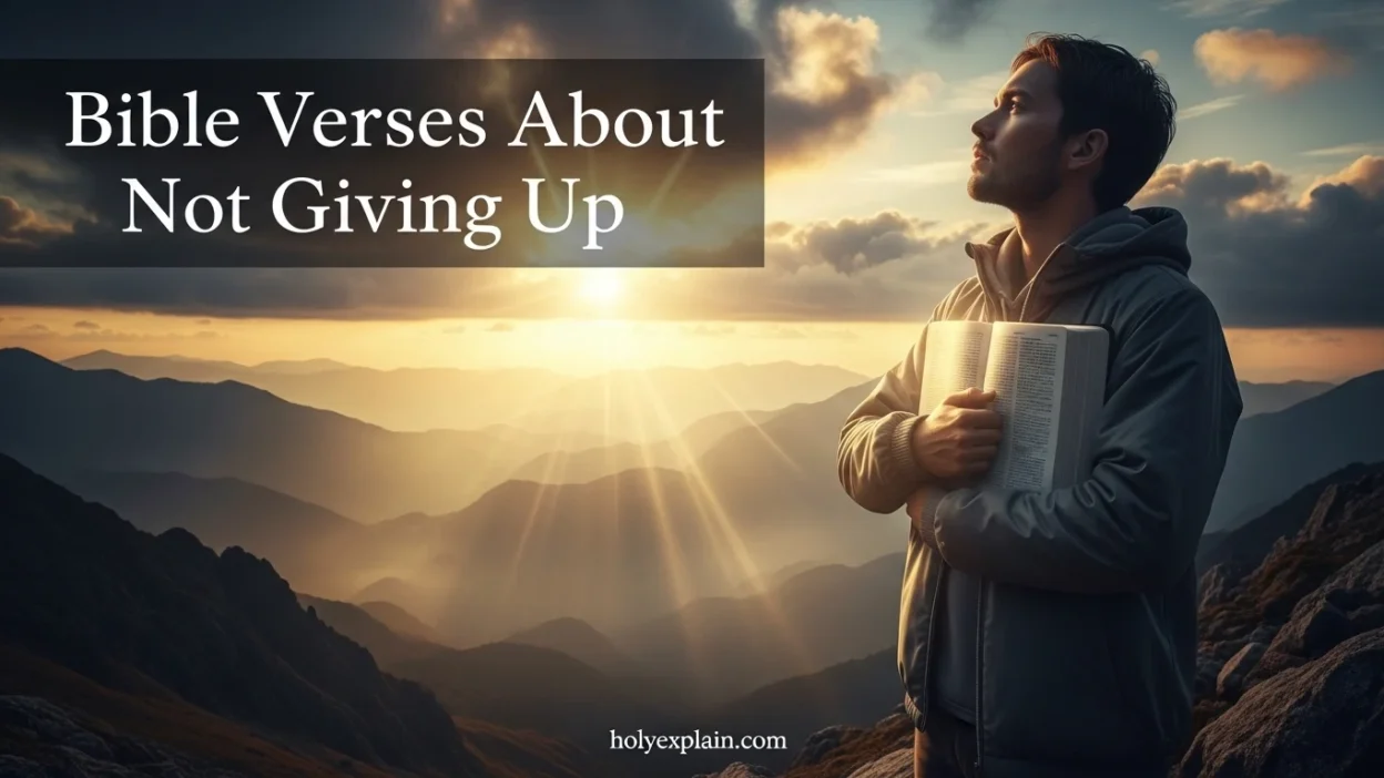 Bible Verses About Not Giving Up
