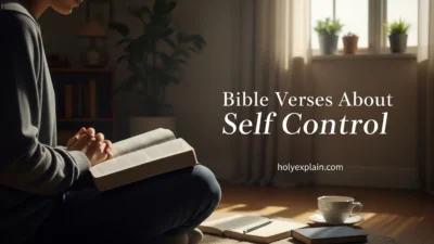 Bible Verses About Self Control