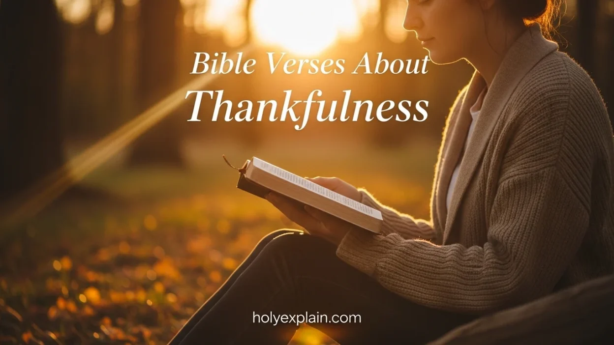 Bible Verses About Thankfulness