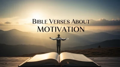 Bible Verses About Motivation
