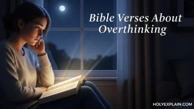 Bible Verses About Overthinking