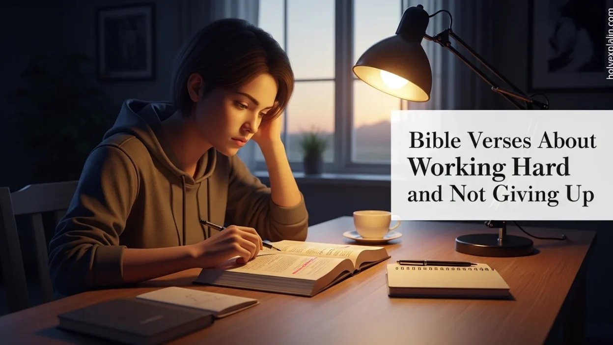 Bible Verses About Working Hard and Not Giving Up
