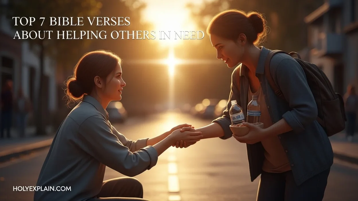 Bible Verses About Helping Others in Need